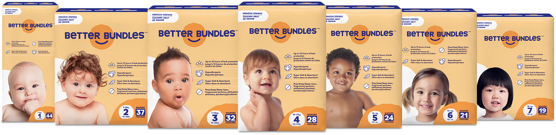 Better Bundles Diapers Family Pack
